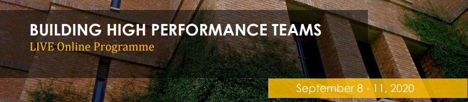 Building High Performance Teams - Live Online