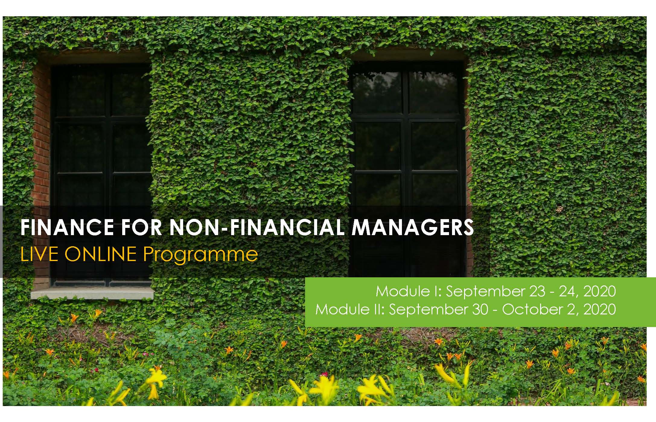 Finance for Non-Financial Managers - Live Online 