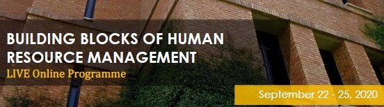 Building Blocks of Human Resource Management - Live Online